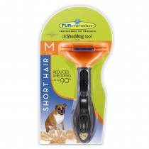 Escova Rasqueadeira Furminator Cães M - Pelo Curto